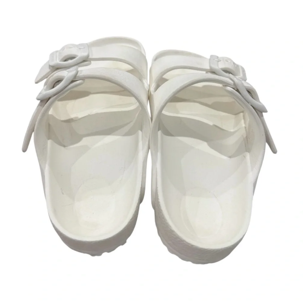 Birkenstock Arizona Classic White Slides Girls Size 28